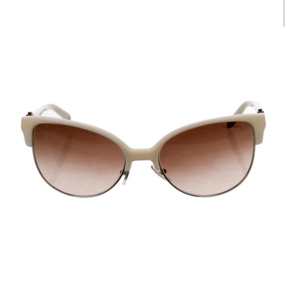 Tiffany & Co. Ivory Cat-Eye Sunglasses - Picture 7 of 7